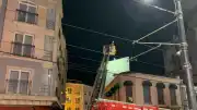 İstanbul Fatih'te Binanın Çatısındaki Baz İstasyonunda Yangın Çıktı