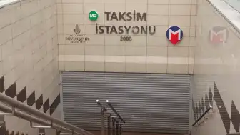 M2 Taksim Metro İstasyonu ve F1 Füniküler Hattı Ulaşıma Kapatıldı
