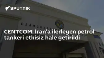 CENTCOM: İran'a İlerleyen Petrol Tankerine Müdahale Edildi
