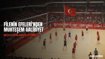 A Milli Erkek Voleybol Takımı, Fransa'yı 3-0 Mağlup Etti