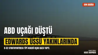 ABD Hava Kuvvetleri'ne Ait B-52 Uçağı Düştü