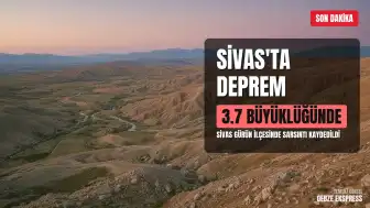 AFAD Verilerine Göre Sivas Gürün'de Deprem Meydana Geldi