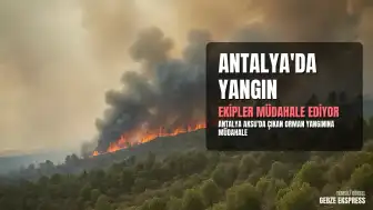 Antalya Aksu'da Orman Yangını: Ekipler Havadan ve Karadan Müdahale Ediyor