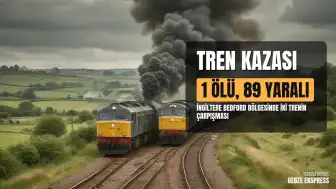 Bedford'da Tren Kazası: 1 Makinist Öldü, 33 Kişi Ağır Yaralandı