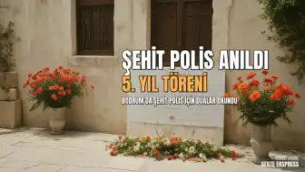 Bodrum'da Şehit Polis Memuru Ercan Yangöz Meslektaşları Tarafından Dualarla Anıldı