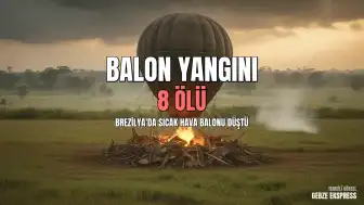 Brezilya'da Sıcak Hava Balonu Yangınında 8 Kişi Yaşamını Yitirdi