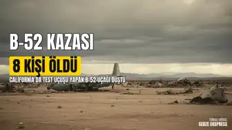 California'daki B-52 Test Uçuşu Kazasında Ölenlerin Kimlikleri Açıklandı