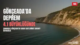 Çanakkale Gökçeada'da 4.1 Büyüklüğünde Deprem Meydana Geldi
