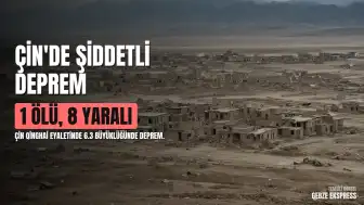 Çin'in Qinghai Eyaletinde 6.3 Büyüklüğünde Deprem: 1 Can Kaybı ve 8 Yaralı