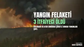 Colorado-Utah Sınırındaki Orman Yangınlarında 3 İtfaiyeci Hayatını Kaybetti