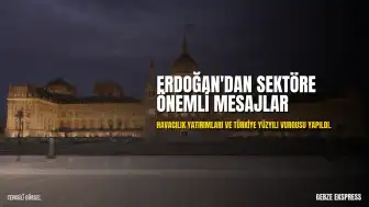 Cumhurbaşkanı Erdoğan, Havacılık Sektörüne Yönelik Açıklamalarda Bulundu