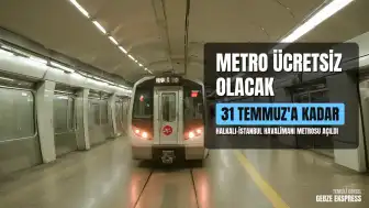 Cumhurbaşkanı Recep Tayyip Erdoğan Halkalı-İstanbul Havalimanı Metrosu'nun Ücretsiz Olacağını Duyurdu