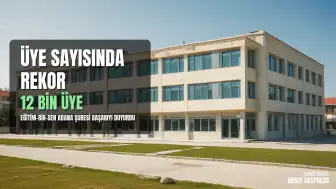 Eğitim-Bir-Sen Adana Şubesi Basın Buluşmasında: "12 Yıldır rakipsiz sendikayız"