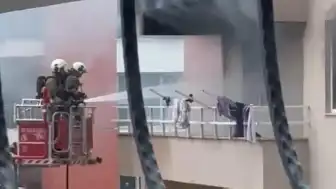 İskenderun'da Bir Apartman Dairesinde Yangın Çıktı