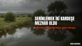 Gaziantep'te Serinlemek İçin Su Birikintisine Giren İki Kardeş Hayatını Kaybetti
