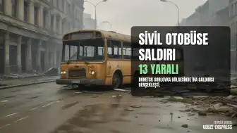 Gorlovka'da Sivil Otobüse İHA Saldırısı: 13 Yaralı