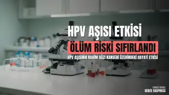 HPV Aşısı ile Rahim Ağzı Kanseri Ölüm Riski 30 Yaş Öncesi İçin Neredeyse Sıfıra İndi