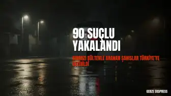 İçişleri Bakanlığı: Kırmızı bültenle aranan 42 ve ulusal seviyede aranan 48 suçlu Türkiye'ye getirildi
