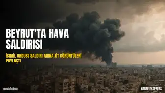 İsrail ordusundan Beyrut Dahiye bölgesindeki hava saldırısına ilişkin görüntüler paylaşıldı