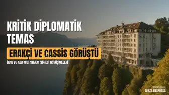 İsviçre'de Kritik Temas: İran Dışişleri Bakanı Erakçi, İsviçre Dışişleri Bakanı Cassis ile Bir Araya Geldi