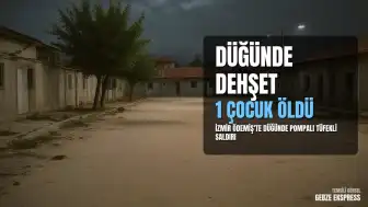 İzmir Ödemiş'te Düğünde Silahlı Saldırı: 1 Çocuk Öldü, 4 Yaralı