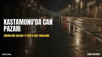 Kastamonu'da Zincirleme Kaza: Yardım Edenlere Araç Çarptı, 6 Yaralı