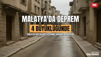 Malatya'da Korkutan Deprem: Battalgazi Merkezli Sarsıntı Kaydedildi
