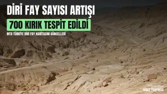 MTA Türkiye Diri Fay Haritası Güncellendi: Diri Fay Sayısı 700'e Çıktı