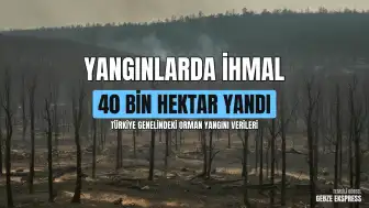Orman Yangınlarının Başlıca Nedeni İhmal Olarak Belirlendi
