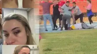 Öğretmen E.U.'ya Şiddet Uygulayan Eski Eşi Stadyumda Tekme Tokat Dövüldü