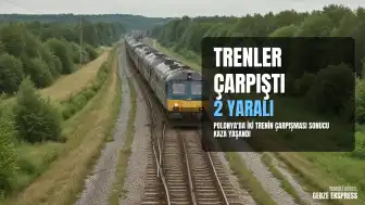 Polonya'da İki Yolcu Treni Çarpıştı: 2 Yaralı