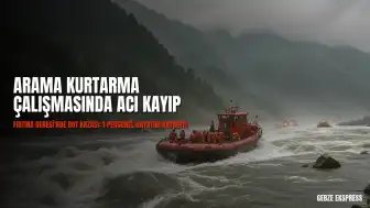 Rize'de Arama Kurtarma Çalışmasında Acı Kayıp: 1 AFAD Personeli Hayatını Kaybetti