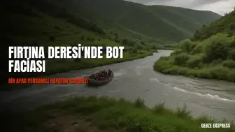 Rize'de Bot Kazası: 1 AFAD Personeli Hayatını Kaybetti