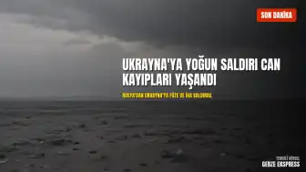 Rusya'dan Ukrayna'ya Yoğun Füze ve İHA Saldırısı: Kiev ve Harkiv'de Hasar Oluştu