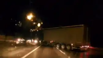 Bursa-Yalova Karayolunda TIR Makasladı, Trafik Durdu