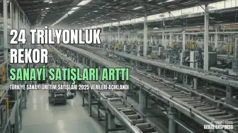 Sanayi Üretimi Satışları 24 Trilyon Lira Sınırını Geçti: Gıda Sektörü Liderliğini Koruyor
