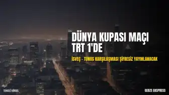TRT 1'den Dünya Kupası Maçı Canlı Yayın: İsveç - Tunus Karşılaşması Şifresiz İzlenebilecek