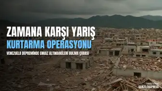 Venezuela'da Deprem Sonrası Arama Kurtarma Çalışmaları: Zamana Karşı Yarış Sürüyor
