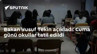 Milli Eğitim Bakanı Yusuf Tekin Duyurdu: LGS Sınavı Nedeniyle Okullar Cuma Günü Tatil Edilecek