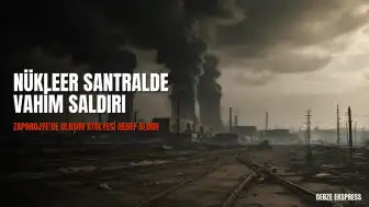 Zaporojye Nükleer Santrali'nde Ulaşım Atölyesi Saldırıya Uğradı