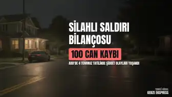 ABD'de 4 Temmuz Hafta Sonu Şiddet Olayları: 20 Toplu Silahlı Saldırı ve 100 Can Kaybı
