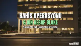 Adalet Bakanı Akın Gürlek: "Dünya Kupası final maçı öncesinde kapsamlı bir çalışma yürütülmüştür"
