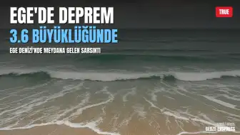 AFAD Duyurdu: Ege Denizi'nde 3.6 Büyüklüğünde Deprem Meydana Geldi