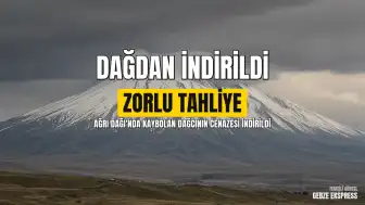Ağrı Dağı'nda Kaybolan Dağcıya Ait Olduğu Belirlenen Cenaze Tahliye Edildi