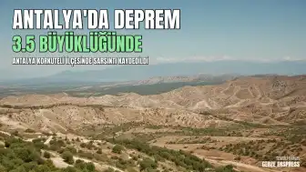 Antalya Korkuteli'de 3.5 Büyüklüğünde Deprem Meydana Geldi