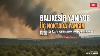 Balıkesir'de Üç Farklı Noktada Yangın Çıktı: Ekiplerin Müdahalesi Sürüyor