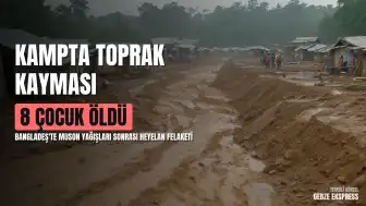 Bangladeş'teki Rohingya mülteci kampında toprak kayması: 8 çocuk hayatını kaybetti