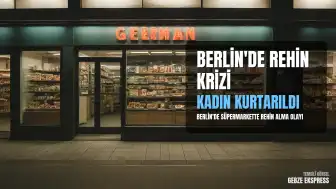 Berlin'de Süpermarkette Rehin Alma Olayı: Rehin Alınan Kadın Kurtarıldı