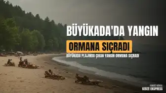 Büyükada'da Plaj ve Ormanlık Alanda Çıkan Yangın Kontrol Altına Alındı