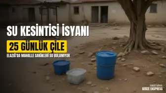 Elazığ Aşağıdemirtaş Mahallesi'nde 25 Gündür Süren Su Kesintisi Mağduriyet Yarattı